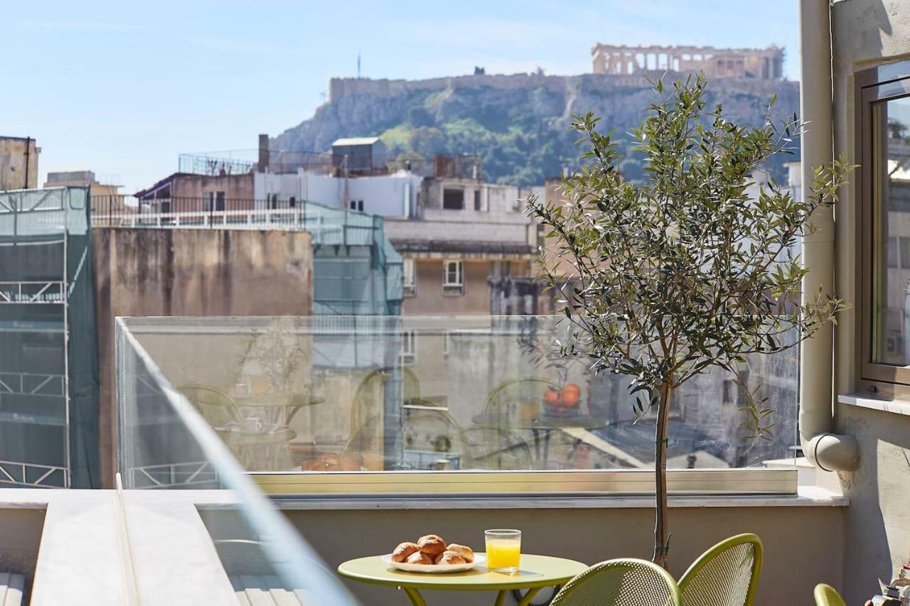 Old Athens Style 1Bdr With Acropolis View Rooftop! Luaran gambar