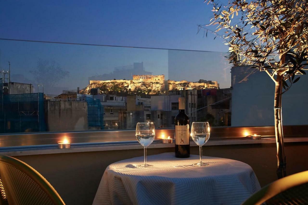 Old Athens Style 1Bdr With Acropolis View Rooftop! Luaran gambar